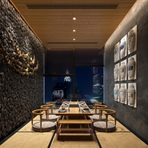 日式餐饮包厢3D模型下载